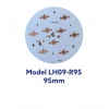 LH09-R95 9lu Yuvarlak Emiter PCB