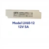 LV60-12 Sabit Voltaj 12V, 60W Led Güç Kaynağı
