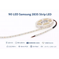 90 LED SMD ŞERİT LED 6500K 12V