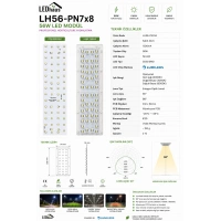 LH56-PN7x8 56W PROJEKTÖR LED MODÜL 23,2 CMDE 56 LEDLİ Sabit Akım 40-45V 1200mA