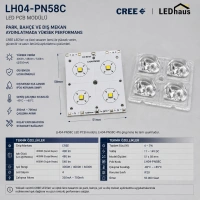 LH04-PN58C 4 LEDLİ PROJEKTÖR MODÜL