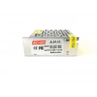 ECOS-25-12 12VDC 2.1A 25W Tek çıkışlı metal kasa