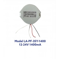 LA-PF-35Y-1400 35W 1400mA Yuvarlak Led Sürücüsü