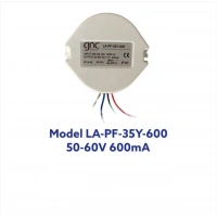 LA-PF-35Y-600 35W 600mA Yuvarlak Led Sürücüsü