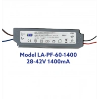 LA-PF-60-1400 60W 1400mA PF:>0.95 Sabit Akım LED Sürücüsü