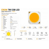 LEDHAUS 7W 450mA 30-32K COB LED
