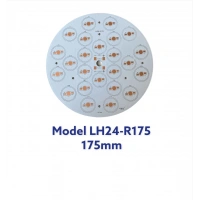LH24-R175 24lü Yuvarlak Emiter PCB