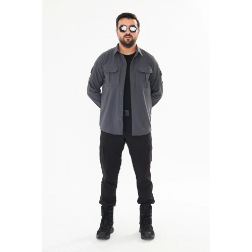 4’lü Set Siyah-Antrasit Kombin