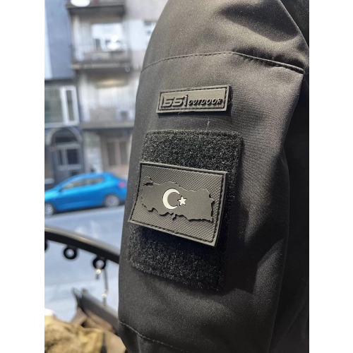 ANTRASİT TÜRK BAYRAĞI PEÇ