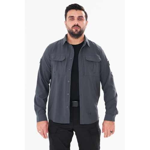 Battal Taktikal Pençli Antrasit Gömlek
