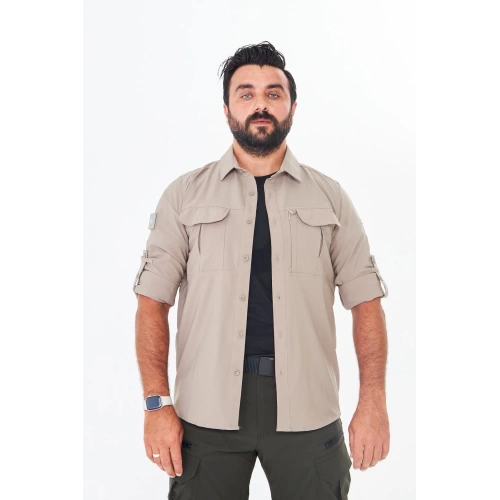 İssi 706 Taktik Tek Bayrak Pençli Çöl Gömlek
