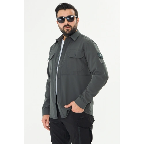 İSSİ Kışlık Pençli Gömlek Antrasit