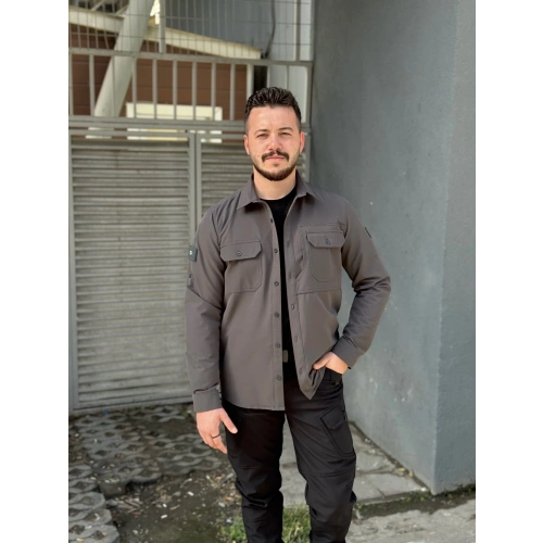 İSSİ Kışlık Pençli Gömlek Antrasit
