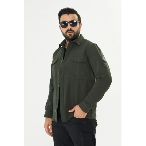 İSSİ Kışlık Pençli Gömlek Haki