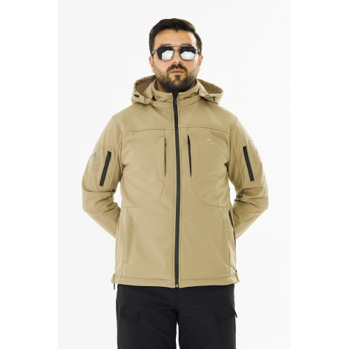 İSSİ Tactical Pro Softshell Kışlık Mont Çöl