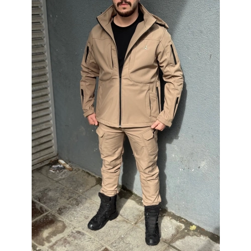 İSSİ Tactical Pro Softshell Kışlık Mont Çöl