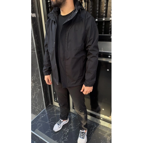 İssi Taktikal Kapüşonlu Mevsimlik Ceket - Siyah