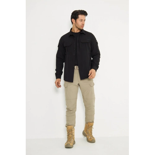 Taktikal 4lü Kombin Siyah Çöl