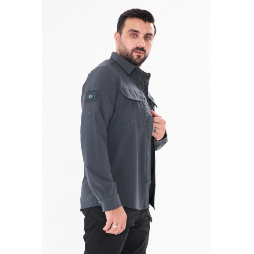 Taktikal Pençli Antrasit Gömlek