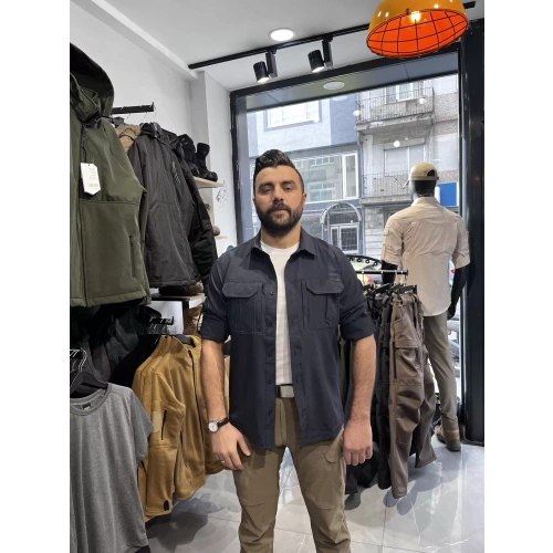 Taktikal Pençli Lacivert Gömlek