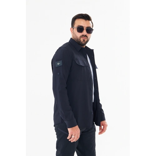 Taktikal Pençli Lacivert Gömlek