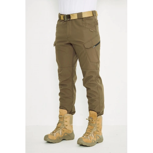 500 Taktikal Kışlık Softshel İçi Polarlı Çöl Pantolon