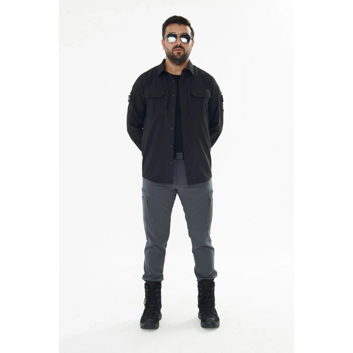 4’lü Set Antrasit-Siyah Kombin