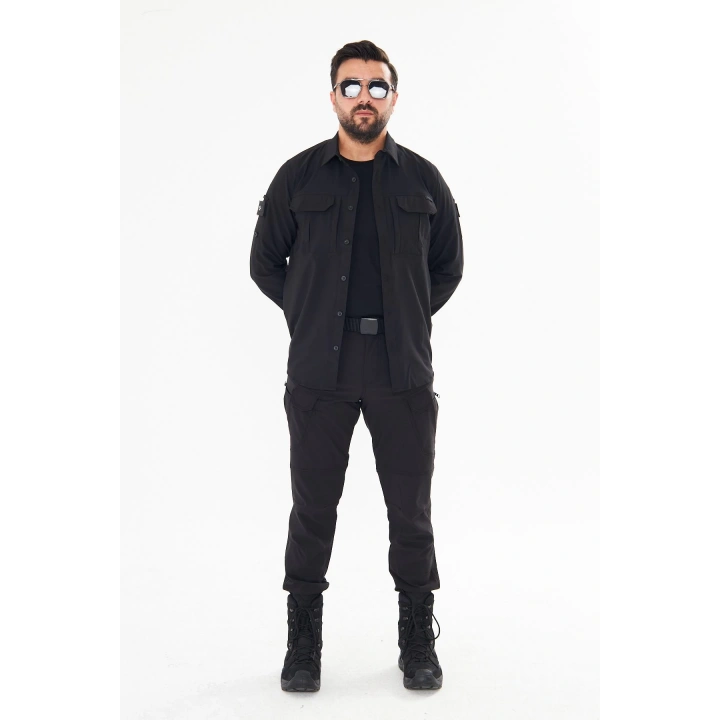 4’lü set Alt-Üst Siyah Kombin