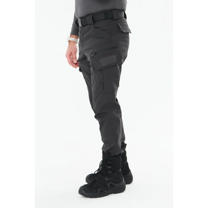 508 Kışlık Softshel İçi Polarlı Antrasit Pantolon