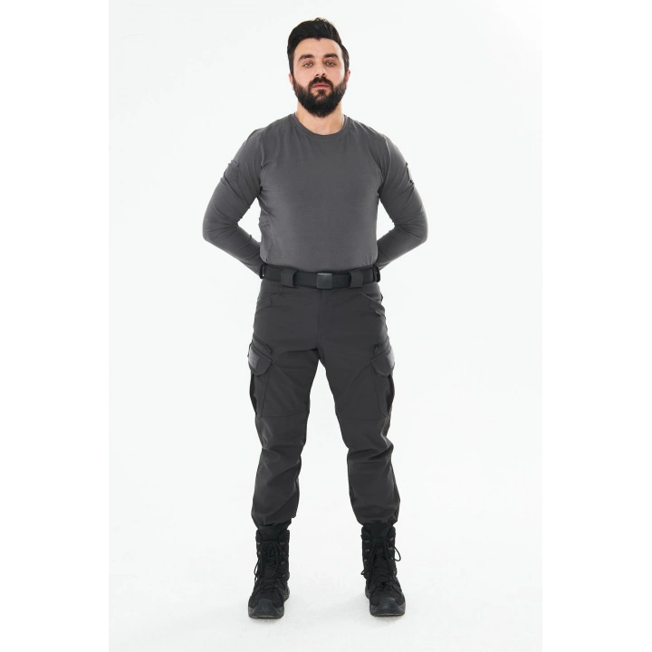 508 Kışlık Softshel İçi Polarlı Antrasit Pantolon