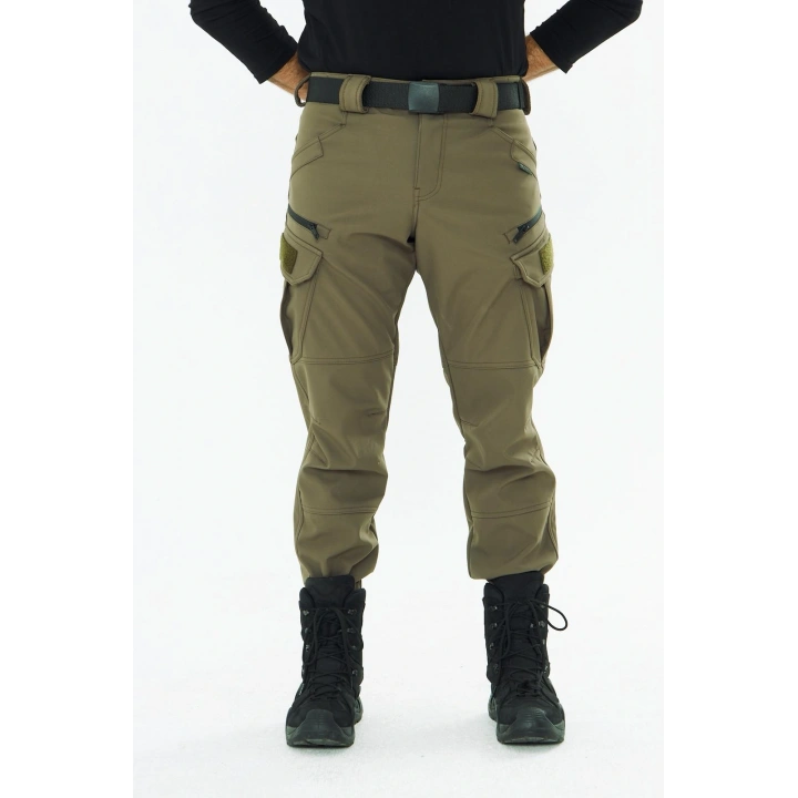 508 Kışlık Softshel İçi Polarlı Toprak Pantolon