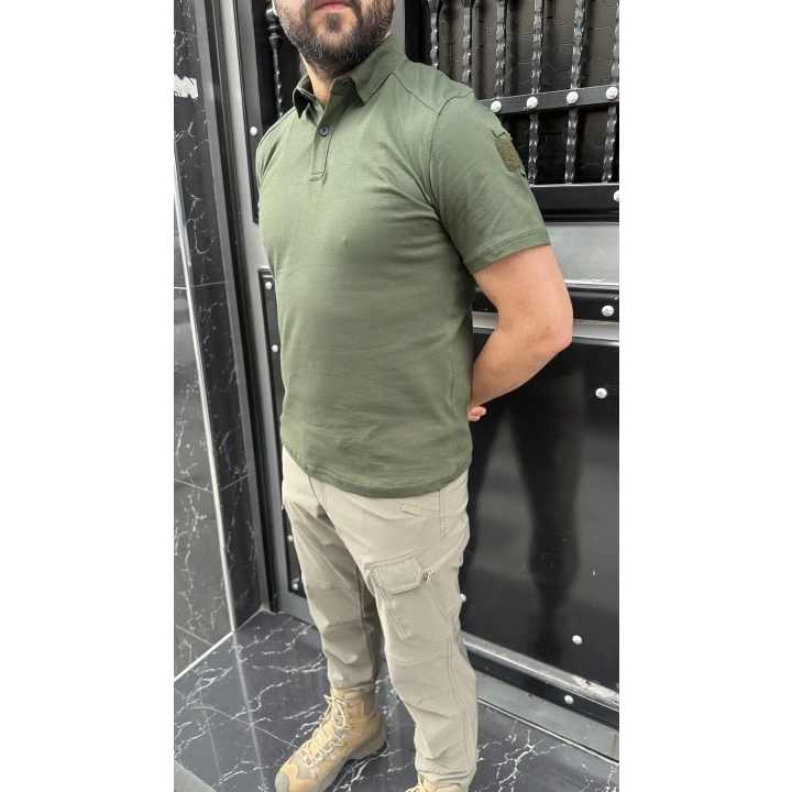 Taktikal Polo Haki-Çöl Kombin