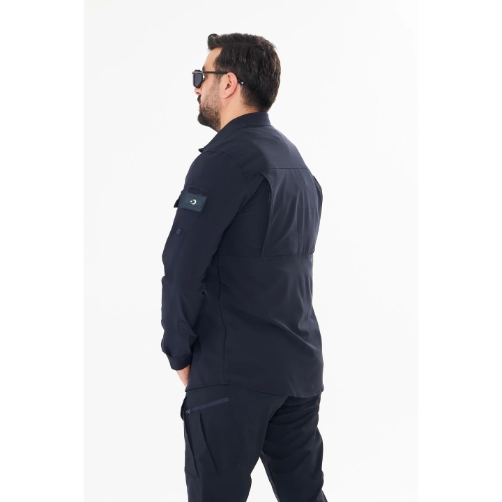 İSSİ Battal Taktikal Pençli Lacivert Gömlek