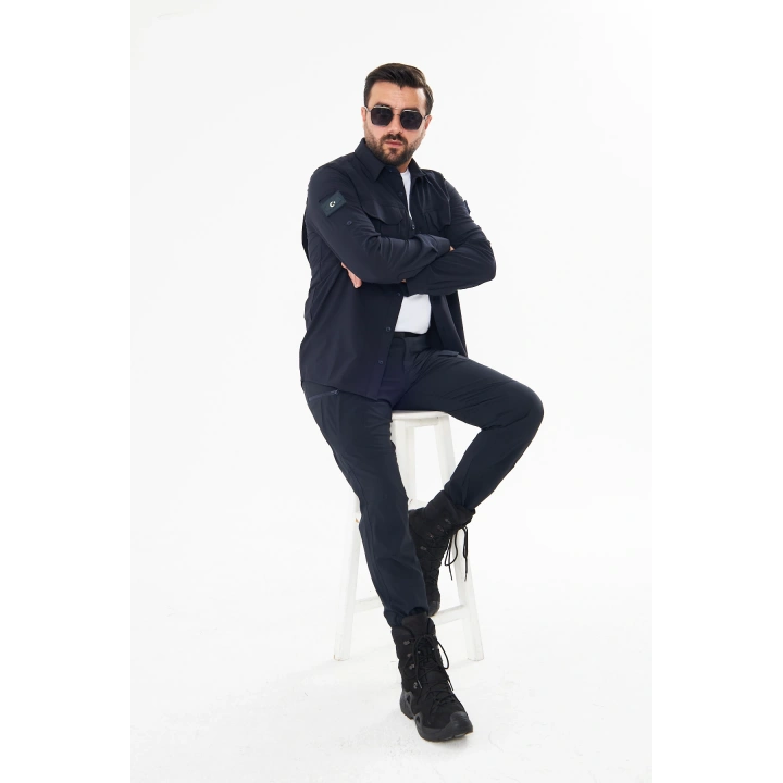 İSSİ Battal Taktikal Pençli Lacivert Gömlek