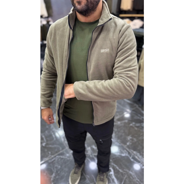 DÜZ POLAR HIRKA HAKİ
