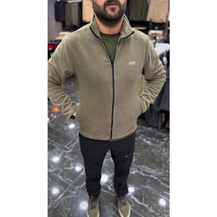 DÜZ POLAR HIRKA HAKİ
