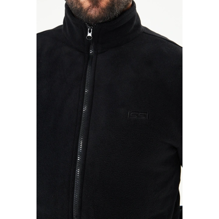 DÜZ POLAR HIRKA SİYAH