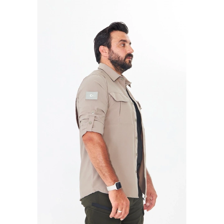 İssi 706 Taktik Tek Bayrak Pençli Çöl Gömlek