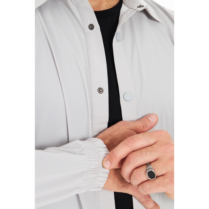 İssi Çıtçıtlı Gömlek A-Gri