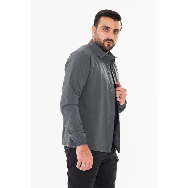 İssi Çıtçıtlı Gömlek K.gri