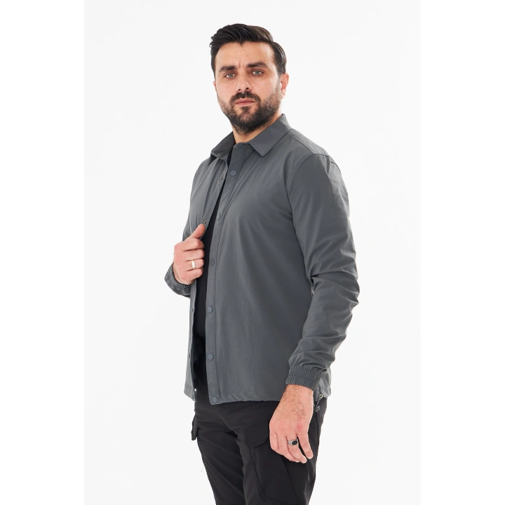 İssi Çıtçıtlı Gömlek K.gri