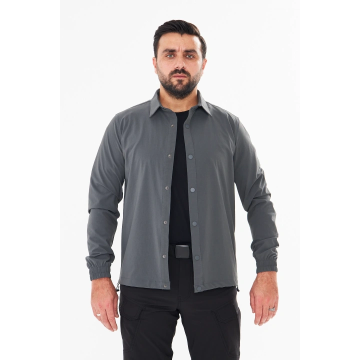 İssi Çıtçıtlı Gömlek K.gri