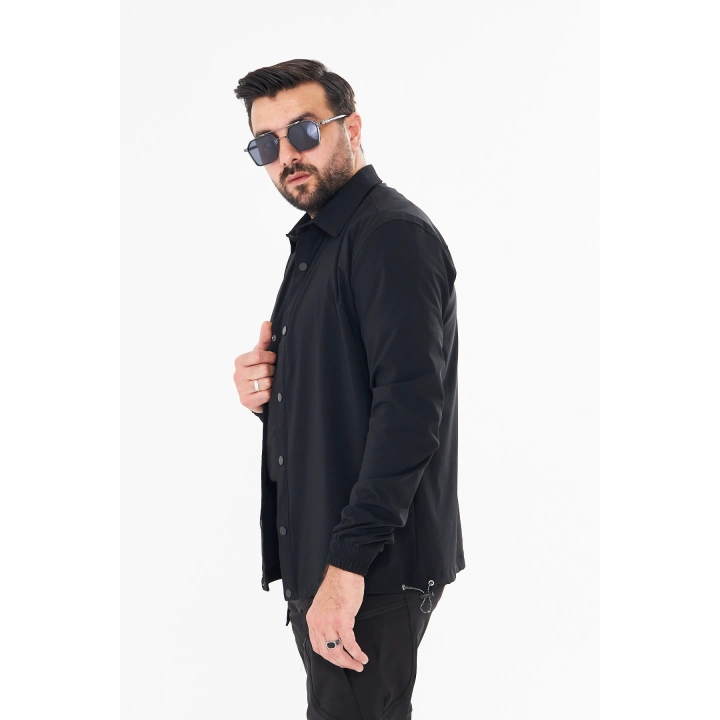 İssi Çıtçıtlı Gömlek Siyah