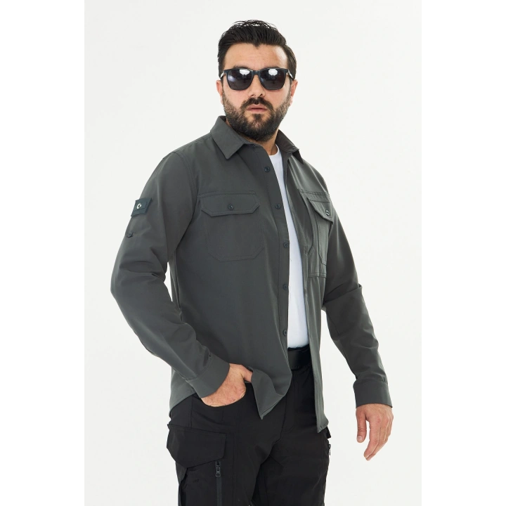 İSSİ Kışlık Pençli Gömlek Antrasit