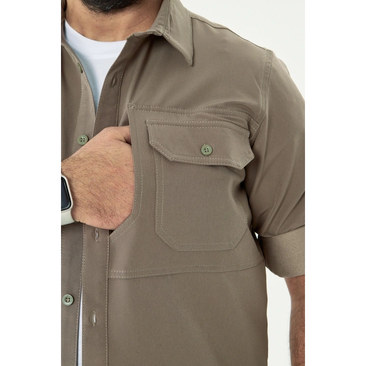 İSSİ Kışlık Pençli Gömlek Çöl