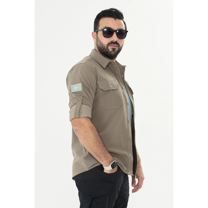 İSSİ Kışlık Pençli Gömlek Çöl