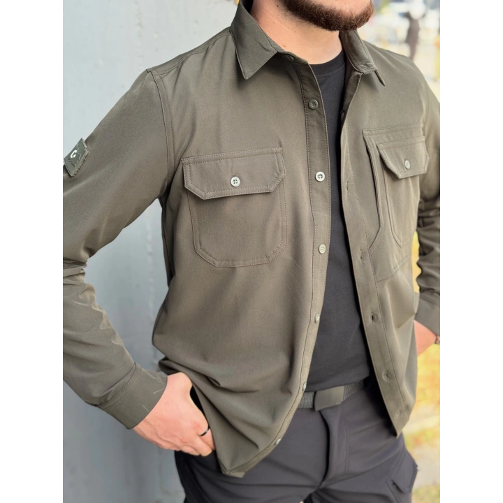 İSSİ Kışlık Pençli Gömlek Haki