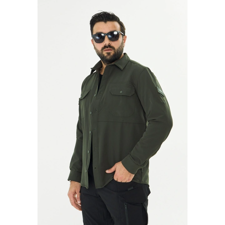 İSSİ Kışlık Pençli Gömlek Haki