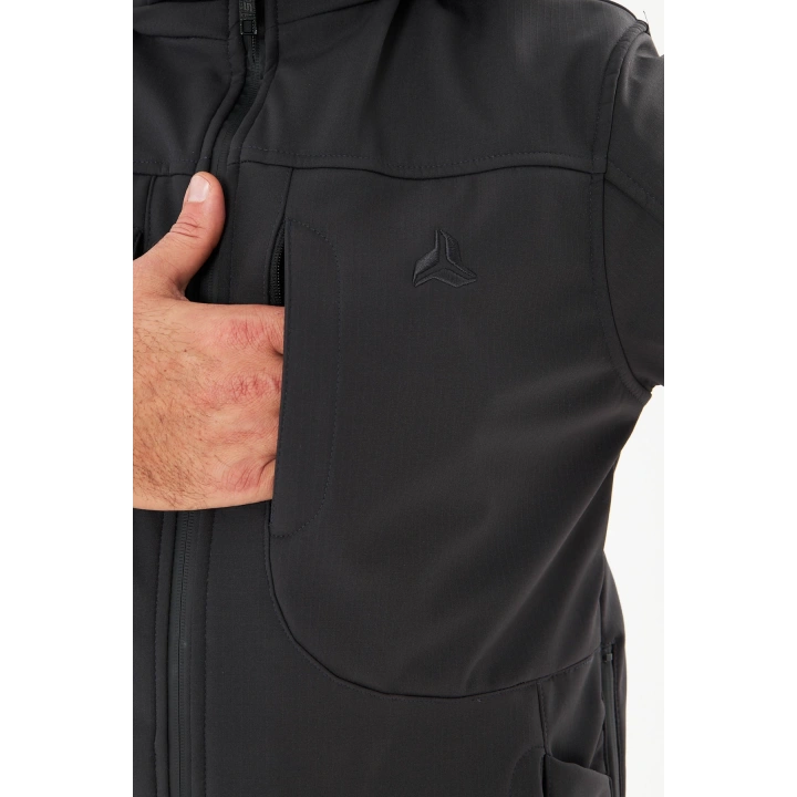 İSSİ Tactical Pro Softshell Kışlık Mont Antrasit