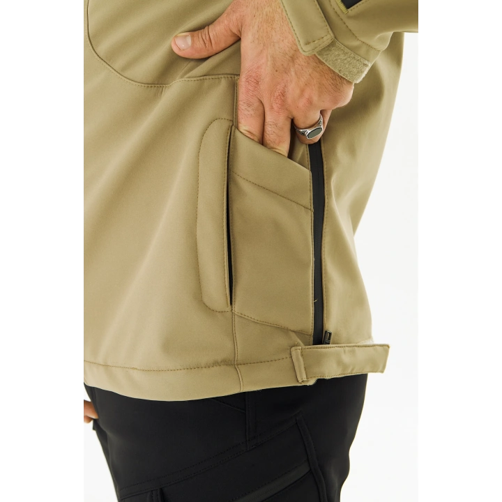 İSSİ Tactical Pro Softshell Kışlık Mont Çöl